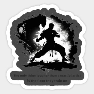 Martial Artist Sticker